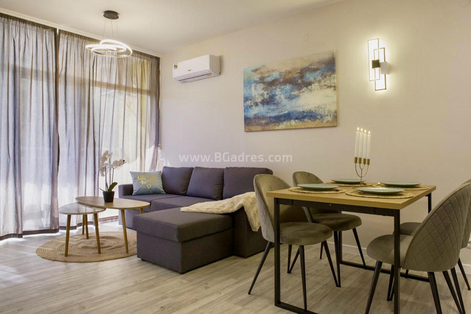 Квартира с новой меблировкой у моря І №3417