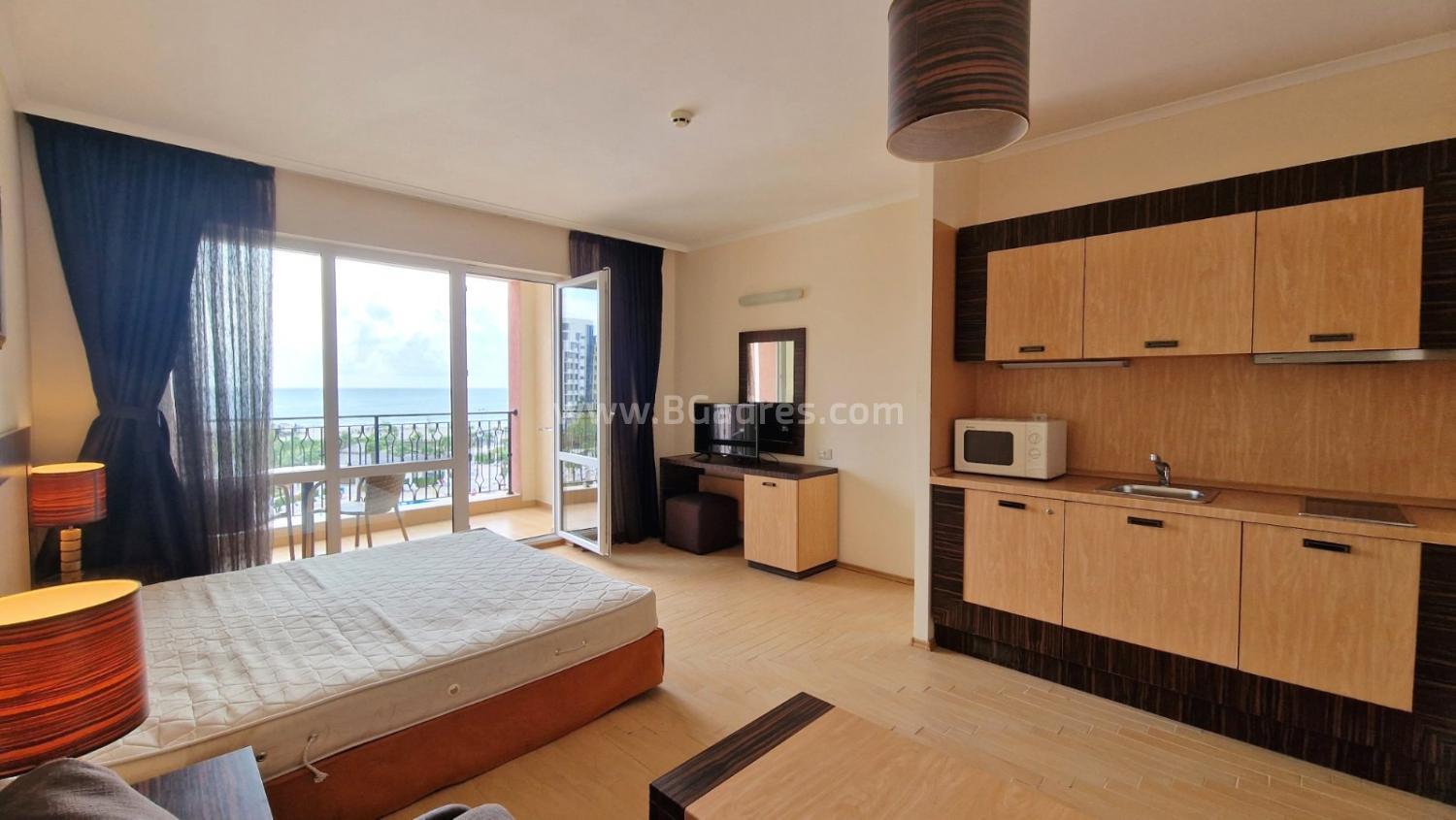 Sea view studio in Sunny Beach І №3156