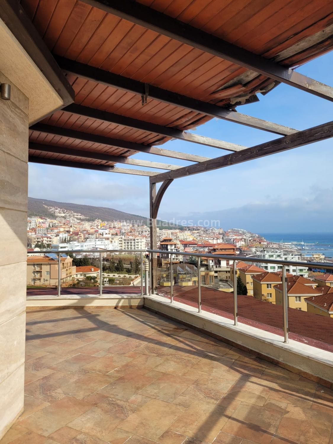 Apartment with sea panorama in St. Vlas І №3540