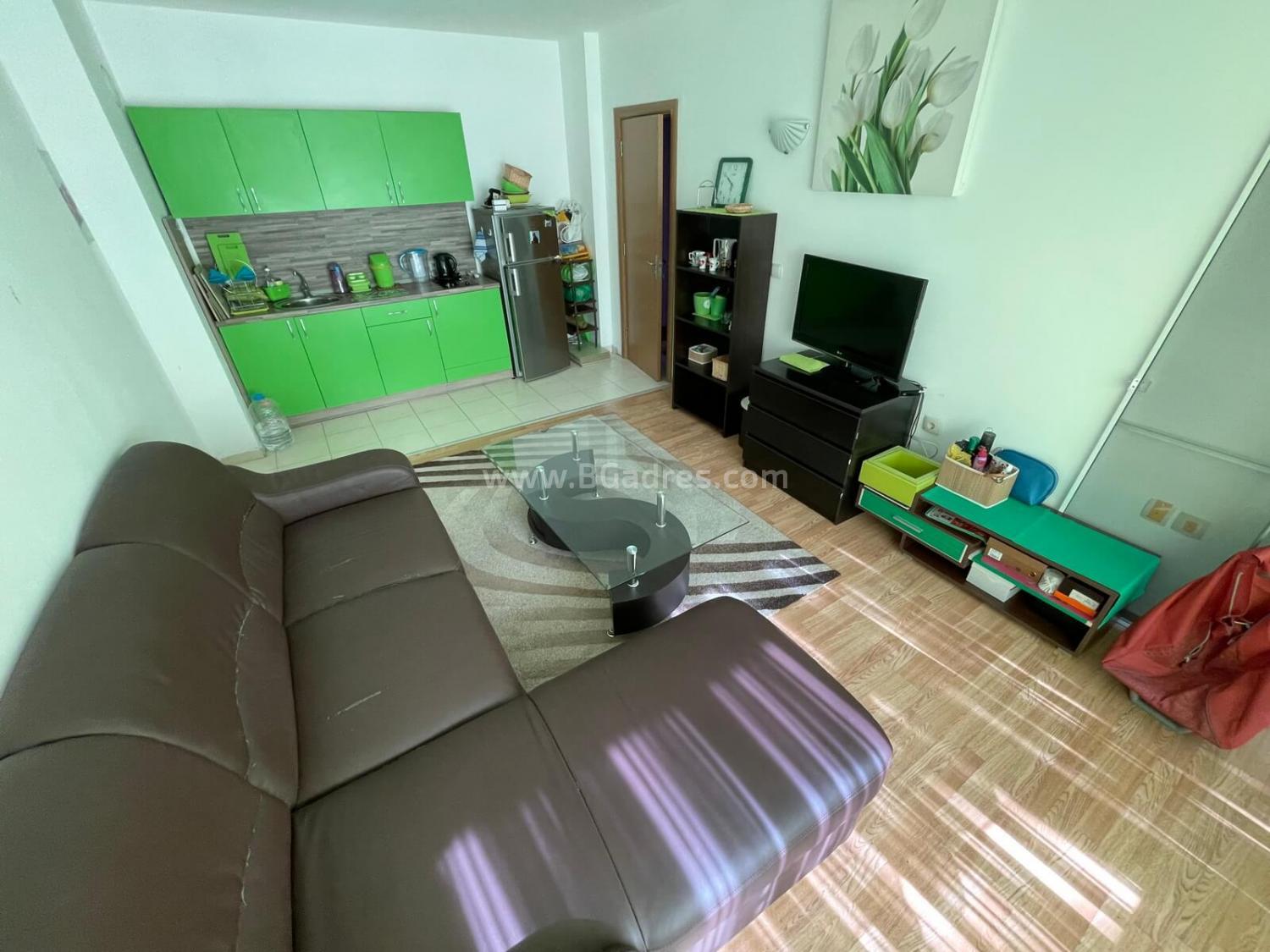 Двустаен апартамент в комплекс Лагуна I №2462