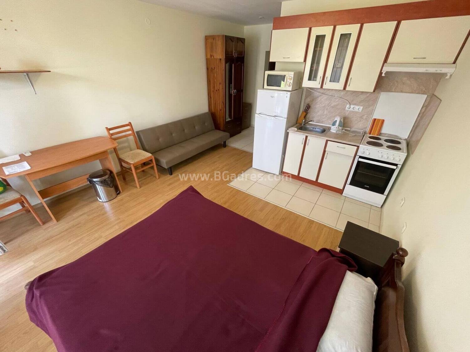 Geräumiges Studio mit Blick auf Schwimmbad І №2541