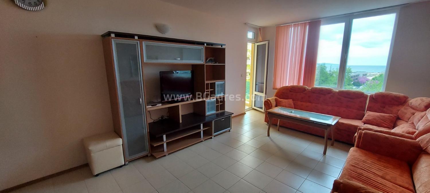 Large apartment with a sea view in Sunny Beach I №2396