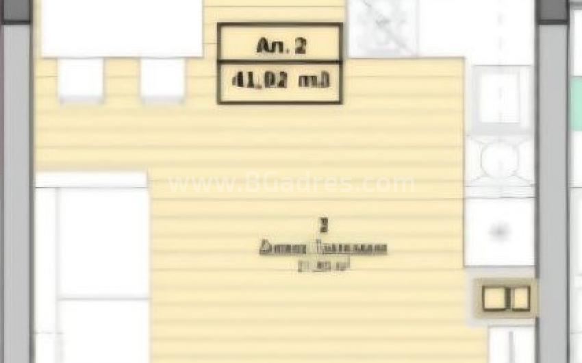 Студия в жилом здании на Солнечном Берегу І №4466