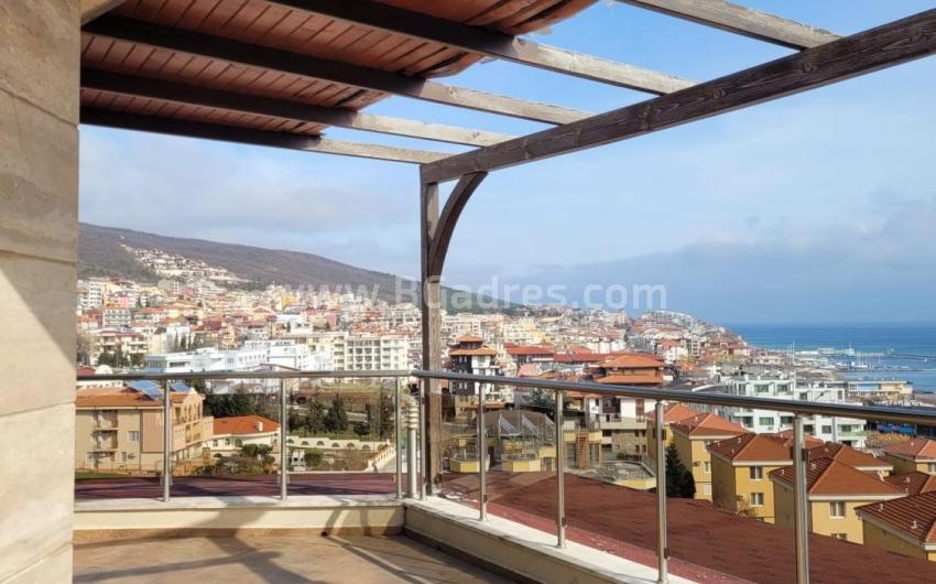 Wohnung mit Panoramablick auf das Meer in Sveti Vlas І №3540