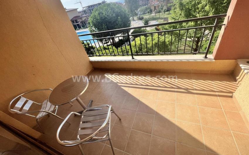 Two-bedroom apartment with low maintenance fee in Sunny Beach